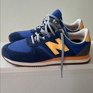 New Balance Blue and Yellow Athletic Shoes
